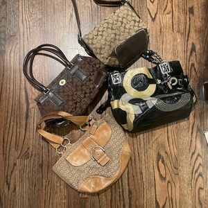 Vintage Coach bag bundle